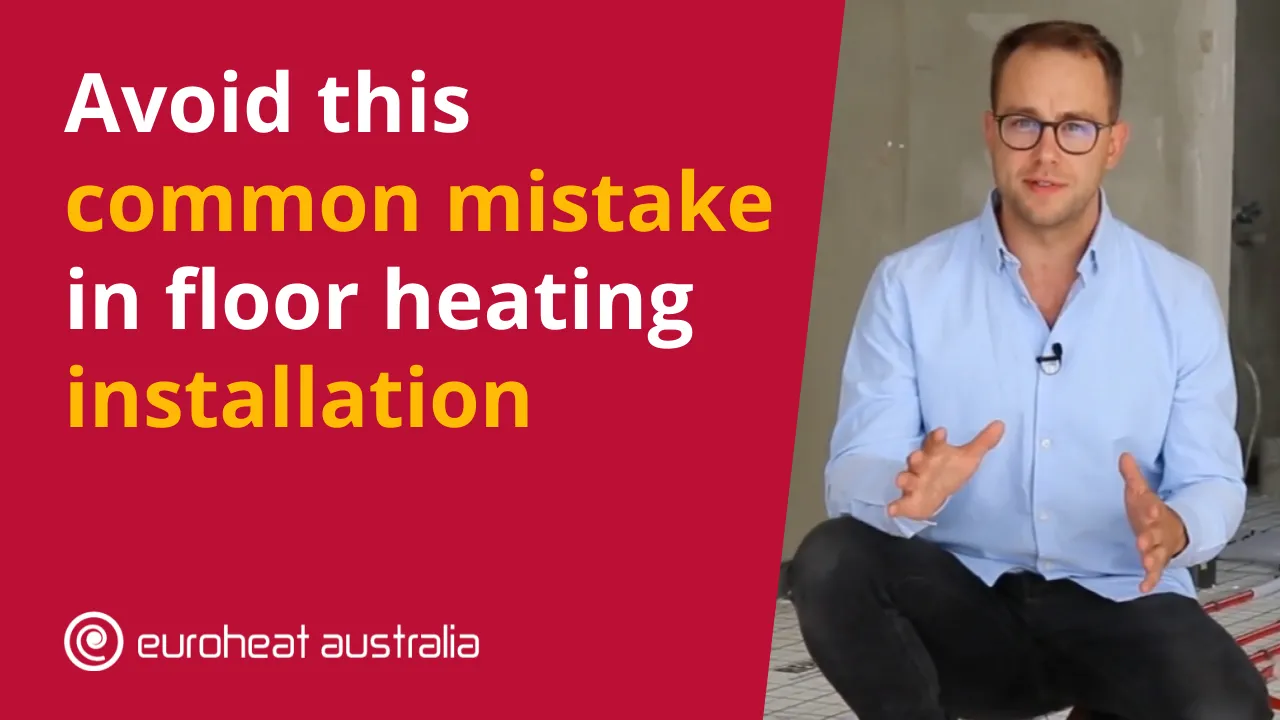 Video: Avoid this common mistake in floor heating installation ...