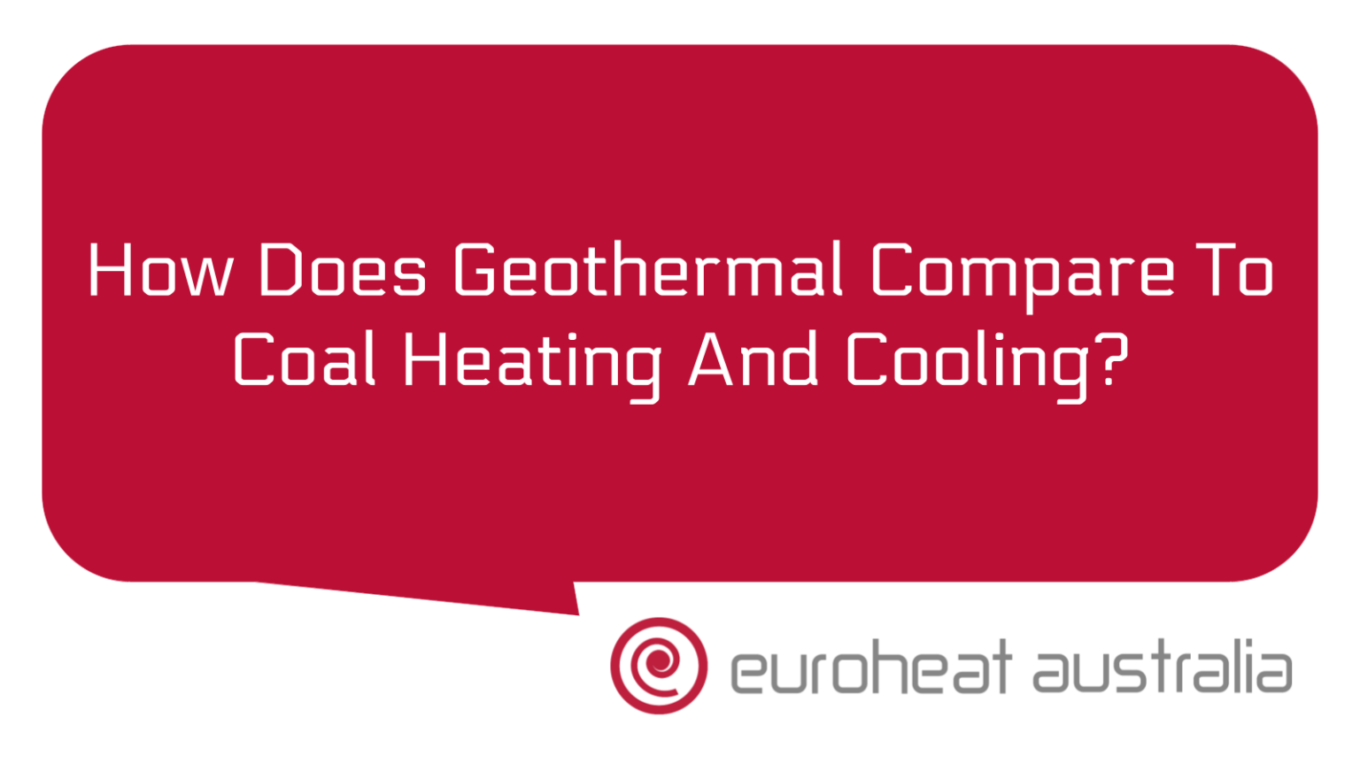 How Does Geothermal Compare To Coal Heating And Cooling Euroheat