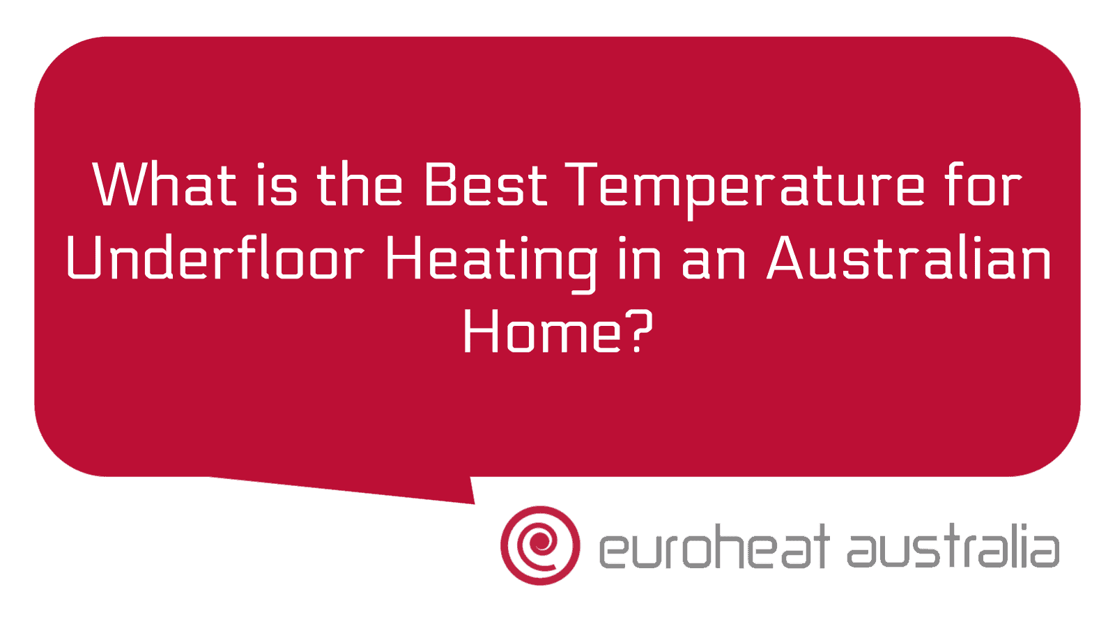 Finding the Ideal Temperature for Underfloor Heating in your home – Wunda